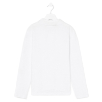 Поло для мальчика, цвет белый, рост 134