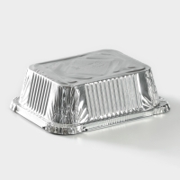 Набор форм из фольги для выпечки и запекания Доляна, 430 мл, 3 шт, 15&times;12&times;5 см