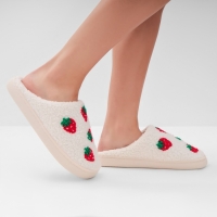 Тапочки женские, размер 40-41, цвет белый Тапочки женские, размер 40-41, цвет белый