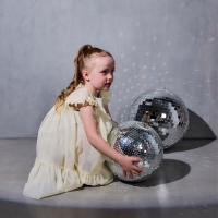 Платье для девочки MINAKU: PartyDress, цвет молочный, рост 104 см Платье для девочки MINAKU: PartyDress, цвет молочный, рост 104 см