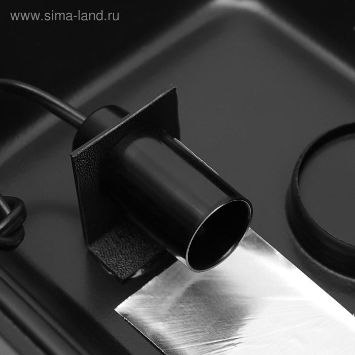 Аквариум Аквариум "Колонна" с крышкой, 24 литра, 28 х 21 х 40/45,5 см, чёрный