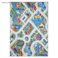 Палас &laquo;Мегаполис&raquo;, 150х200 см, серый