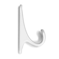 Крючок мебельный CAPPIO CLASSIC, однорожковый, белый Крючок мебельный CAPPIO CLASSIC, однорожковый, белый