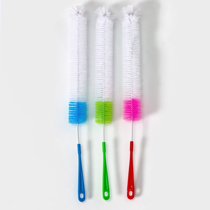 Ёршик для посуды Доляна, 56&times;5 см, цвет МИКС