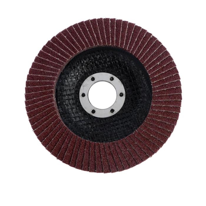 Круг лепестковый торцевой конический ЛОМ, 125 х 22 мм, Р100