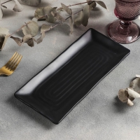 Блюдо &laquo;Чёрный Восток&raquo;, 26&times;11,3&times;1,5 см, цвет чёрный