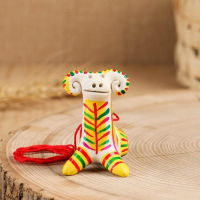 Филимоновская игрушка - свисток «Баран» Филимоновская игрушка - свисток «Баран»