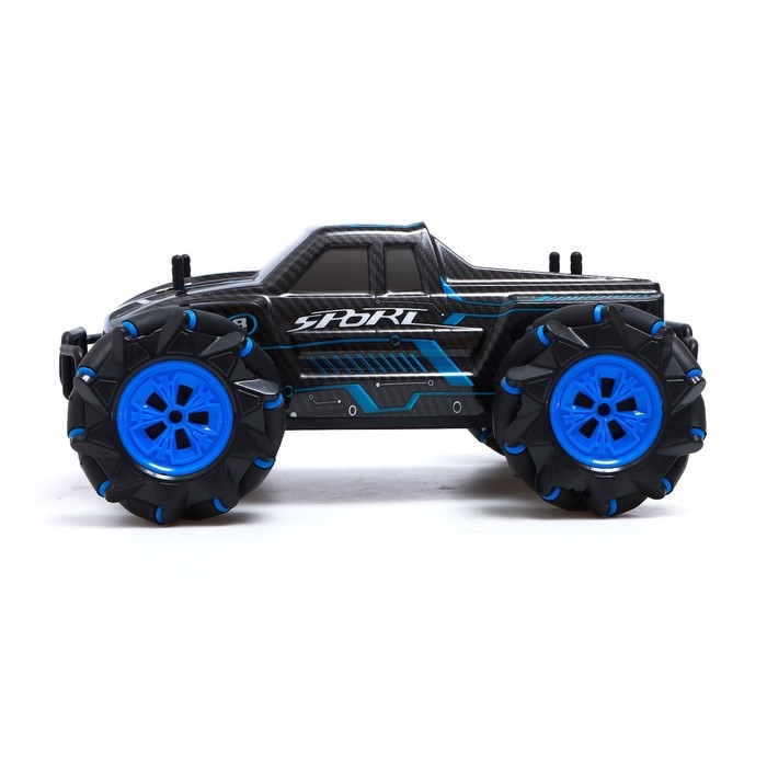 Джип радиоуправляемый «Пикап», 4WD, управление жестами, работает от аккумулятора, цвет синий Джип радиоуправляемый «Пикап», 4WD, управление жестами, работает от аккумулятора, цвет синий