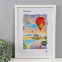 Фоторамка МДФ (100) 30х40 см, цвет белый Фоторамка МДФ (100) 30х40 см, цвет белый