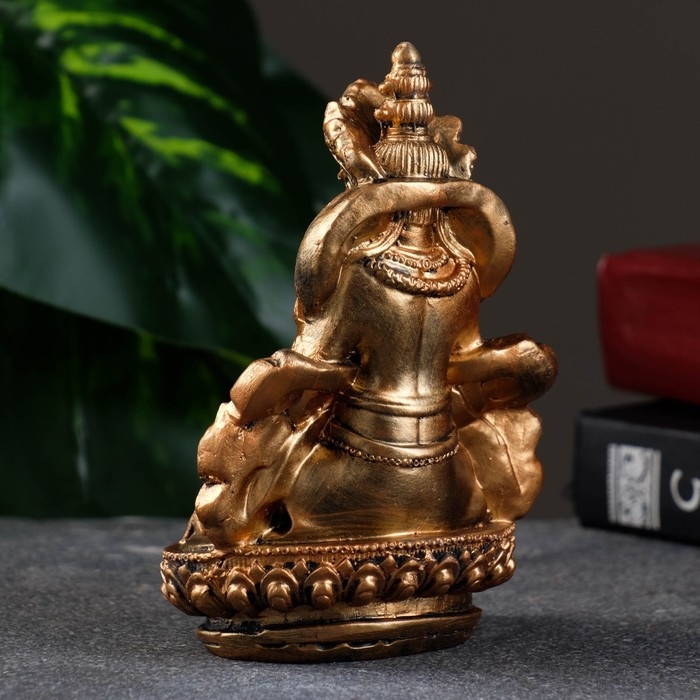 Набор фигур "Три восточных старца" состаренное золото, высота 11см