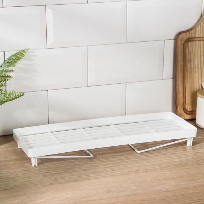 Полка универсальная складная, 39&times;14&times;15,5 см, цвет белый