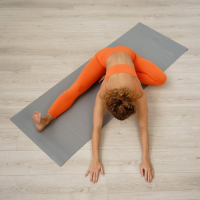 Коврик для йоги Sangh, 173&times;61&times;0,5 см, цвет серый