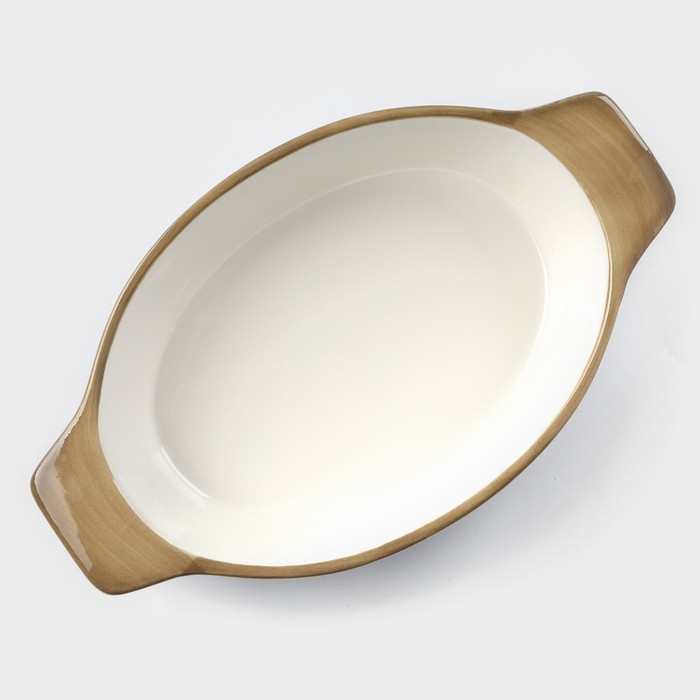 Форма для запекания из фарфора овальная Доляна &laquo;Космос&raquo;, 500 мл, 22,5&times;13&times;4,5 см, цвет синий