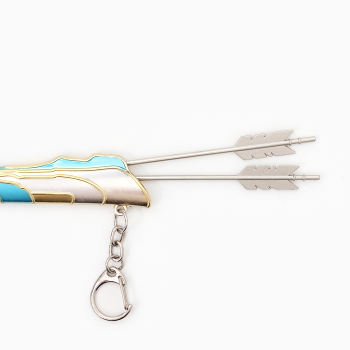 Сувенирное оружие мини "Лук Геншин" брелок, 26см