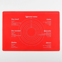 Силиконовый коврик для выпечки &laquo;Идеальное тесто&raquo;, 64 х 45 см