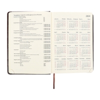 Ежедневник датированный 2024 A5 176 листов, deVENTE.Belcanto, твёрдая обложка из искусственной кожи с поролоном, ляссе, кремовый блок 70 г/м2, коричневый Ежедневник датированный 2024 A5 176 листов, deVENTE.Belcanto, твёрдая обложка из искусственной кожи с поролоном, ляссе, кремовый блок 70 г/м2, коричневый