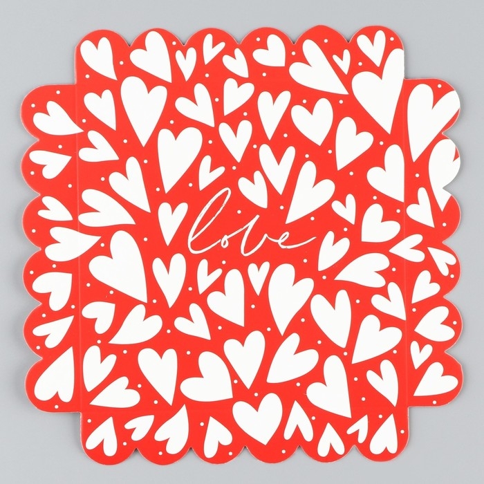 Коробка кондитерская, сундук, упаковка, «Любимое сердечко», 14 х 14 х 18 см Коробка кондитерская, сундук, упаковка, «Любимое сердечко», 14 х 14 х 18 см