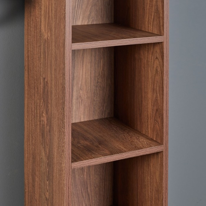 Пенал для ванной комнаты "Брит 30", Морское дерево винтаж, 30 х 30 х 190 см