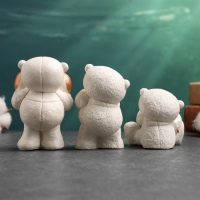 Набор фигур "Мишки с подарками" 10см Набор фигур "Мишки с подарками" 10см