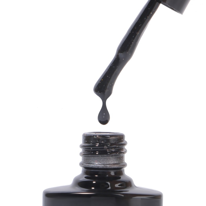 Гель лак для ногтей &laquo;SHINE COLOR&raquo;, 3-х фазный, 8 мл, LED/UV, цвет чёрный