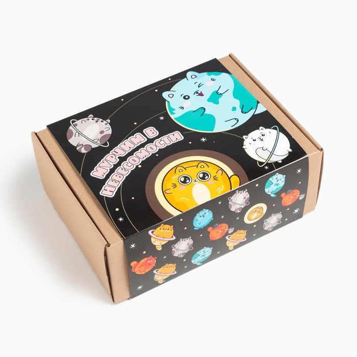 Новогодний подарочный набор "Space", плед и аксессуары