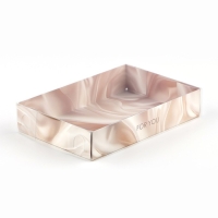 Кондитерская упаковка, коробка для макарун с PVC крышкой, For you, 17 х 12 х 3 см Кондитерская упаковка, коробка для макарун с PVC крышкой, For you, 17 х 12 х 3 см