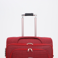 Чемодан большой 95 л (L), отдел на молнии, с расширением, кодовый замок, 4 колеса, 2 наружных кармана, цвет красный Чемодан большой 95 л (L), отдел на молнии, с расширением, кодовый замок, 4 колеса, 2 наружных кармана, цвет красный