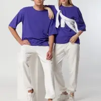 Футболка унисекс оверсайз Street Vibes, фиолетовая, размер XL/XXL Футболка унисекс оверсайз Street Vibes, фиолетовая, размер XL/XXL