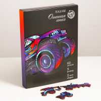 Пазл деревянный фигурный &laquo;Огненная гонка&raquo;, 63 элементов