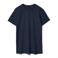 Футболка унисекс T-bolka 160, темно-синяя, размер S