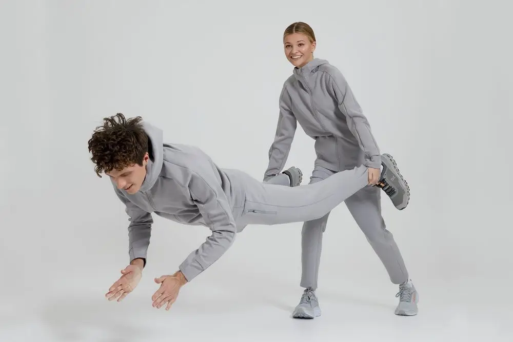 Куртка с капюшоном унисекс Begi, серая, размер XXL