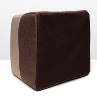 Дом – трансформер "Квадрат", рогожка, поролон, 43 х 42 х 34 см, бежево-коричневый Дом – трансформер "Квадрат", рогожка, поролон, 43 х 42 х 34 см, бежево-коричневый