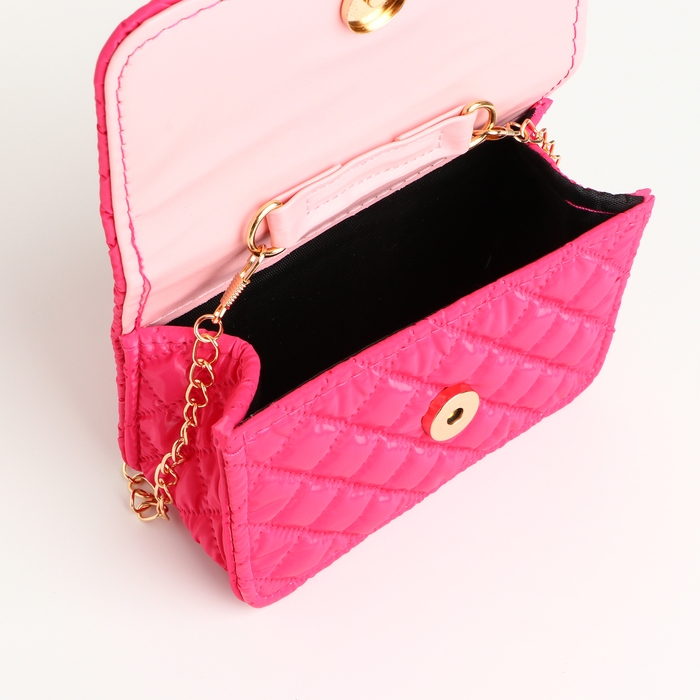 Сумка детская для девочки на молнии &laquo;Выбражулька&raquo;, цвет малиновый