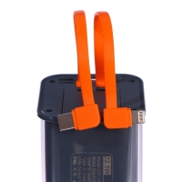 Внешний аккумулятор CRR-31, 20000 мАч, 2USB, 3А, дисплей, QC,кабелиType-C + Lightning, серый Внешний аккумулятор CRR-31, 20000 мАч, 2USB, 3А, дисплей, QC,кабелиType-C + Lightning, серый