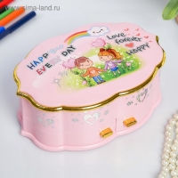 Шкатулка музыкальная механическая "Романтичное свидание" фигурная 7,5х19х12,5 см Шкатулка музыкальная механическая "Романтичное свидание" фигурная 7,5х19х12,5 см