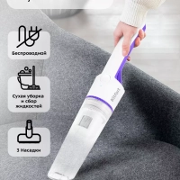 Ручной пылесос для дома беспроводной КТ-5197 - 65 Вт Ручной пылесос для дома беспроводной КТ-5197 - 65 Вт