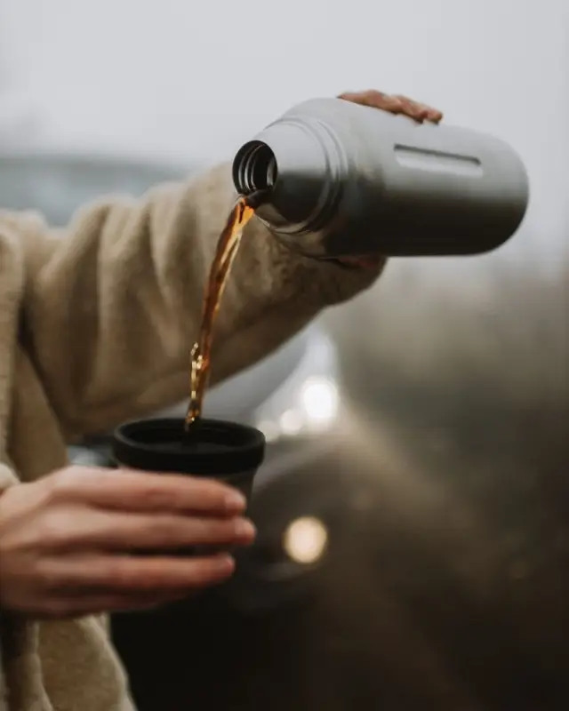 Термос Flask 1000, вакуумный, стальной матовый Термос Flask 1000, вакуумный, стальной матовый