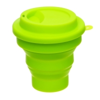 Стакан для рисования deVENTE. School, складной (силиконовый), салатовый Стакан для рисования deVENTE. School, складной (силиконовый), салатовый