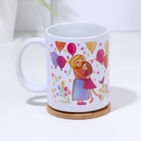 Кружка "Любимая и дорогая мама" 320 мл, с нанесением Кружка "Любимая и дорогая мама" 320 мл, с нанесением