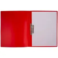 Папка с прижимом Expert, красная