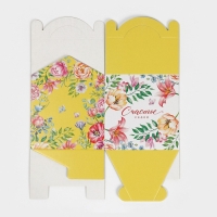 Коробка кондитерская с окном, сундук, упаковка, «Акварельные цветы» 20 х 20 х 20 см Коробка кондитерская с окном, сундук, упаковка, «Акварельные цветы» 20 х 20 х 20 см