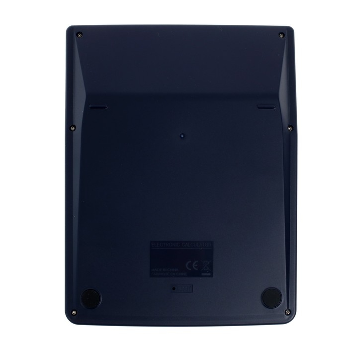 Калькулятор настольный большой, 12-разрядный, SKAINER SK-555BL, 2 питание, 2 память, 155 x 205 x 35 мм, синий Калькулятор настольный большой, 12-разрядный, SKAINER SK-555BL, 2 питание, 2 память, 155 x 205 x 35 мм, синий