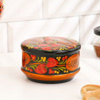 Коробка &laquo;Ягодка&raquo;, большая, 13&times;7 см, хохлома