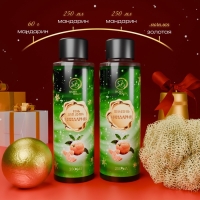 Новогодний подарочный набор косметики &laquo;Зимняя вьюга&raquo;, с ароматом мандарина и корицы. Зеленая серия