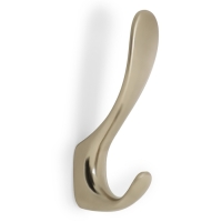 Крючок мебельный CAPPIO NOTE, двухрожковый, матовый никель Крючок мебельный CAPPIO NOTE, двухрожковый, матовый никель