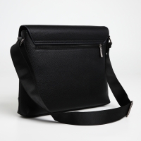 Сумка мужская деловая TEXTURA, 2 наружных кармана, цвет чёрный Сумка мужская деловая TEXTURA, 2 наружных кармана, цвет чёрный