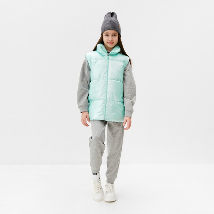 Жилет детский MINAKU, цвет зелёный, рост 122 см