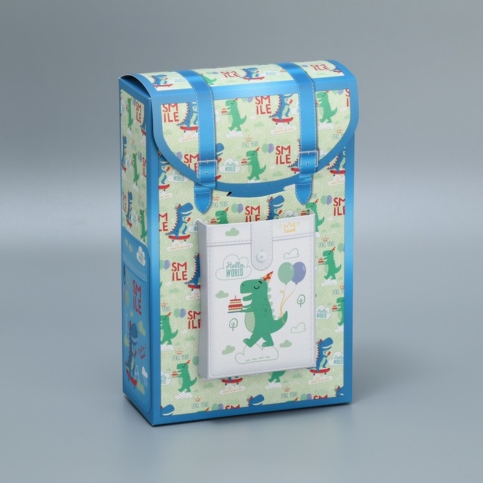 Коробка подарочная формовая, упаковка, «Динозаврик», 14 х 22 х 7 см Коробка подарочная формовая, упаковка, «Динозаврик», 14 х 22 х 7 см
