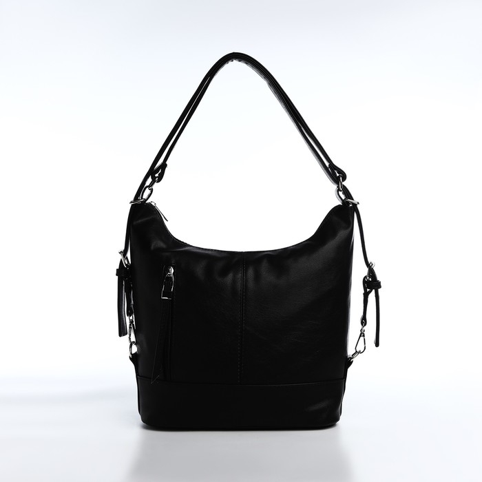 Сумка-тоут на молнии, цвет чёрный Сумка-тоут на молнии, цвет чёрный