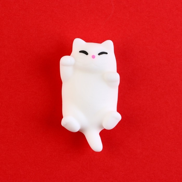 Мялка антистресс «Моё сердечко», котик, 6 х 3,5 см. Мялка антистресс «Моё сердечко», котик, 6 х 3,5 см.